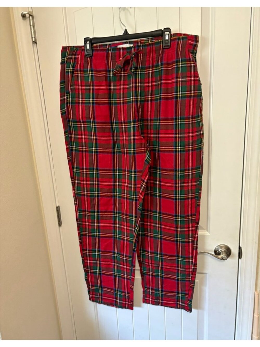 Old Navy Men’s Flannel Cotton Plaid Pajama Lounge Pants Drawstring XL. 40 x 30